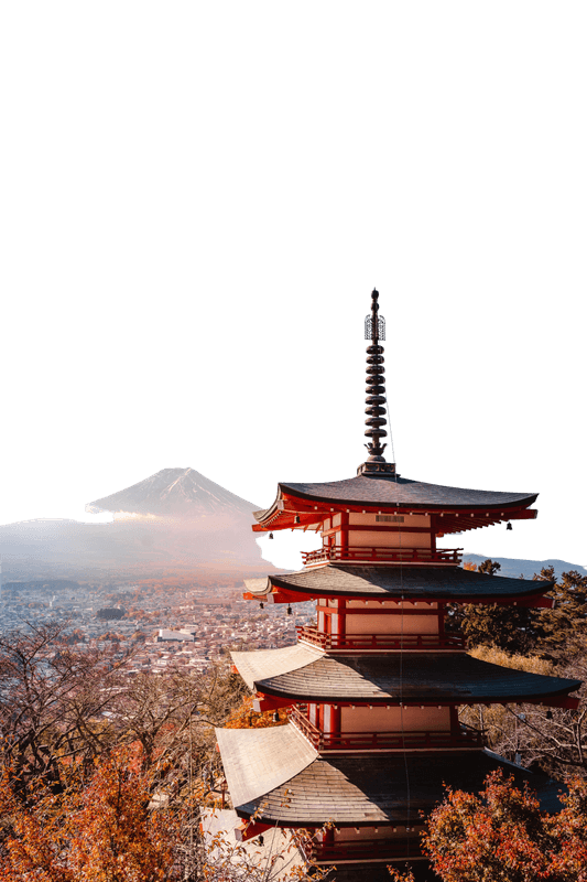 Pemandangan Jepang sebagai ilustrasi persiapan kerja