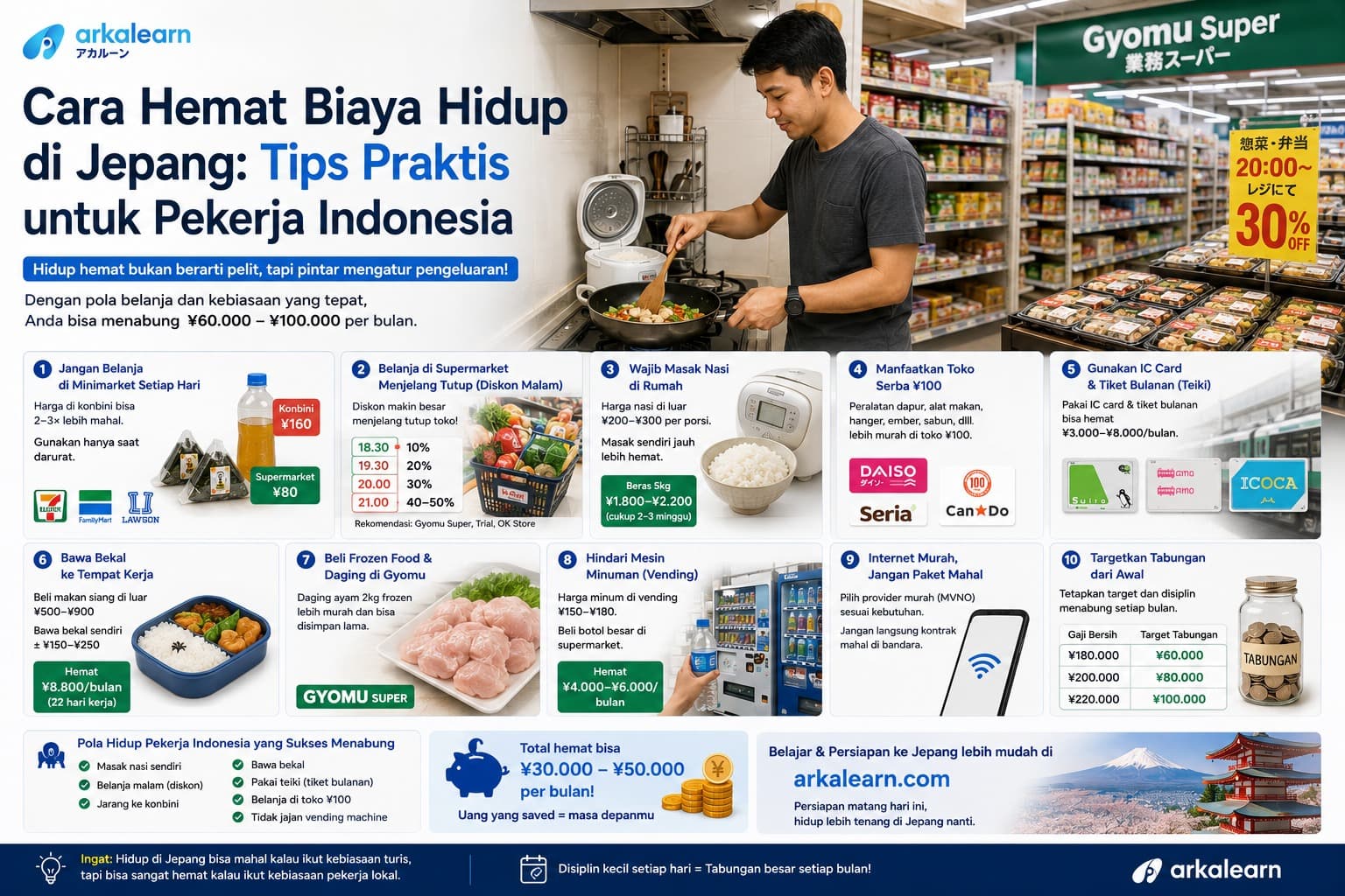 Cara Hemat Biaya Hidup di Jepang: Tips Praktis untuk Pekerja Indonesia