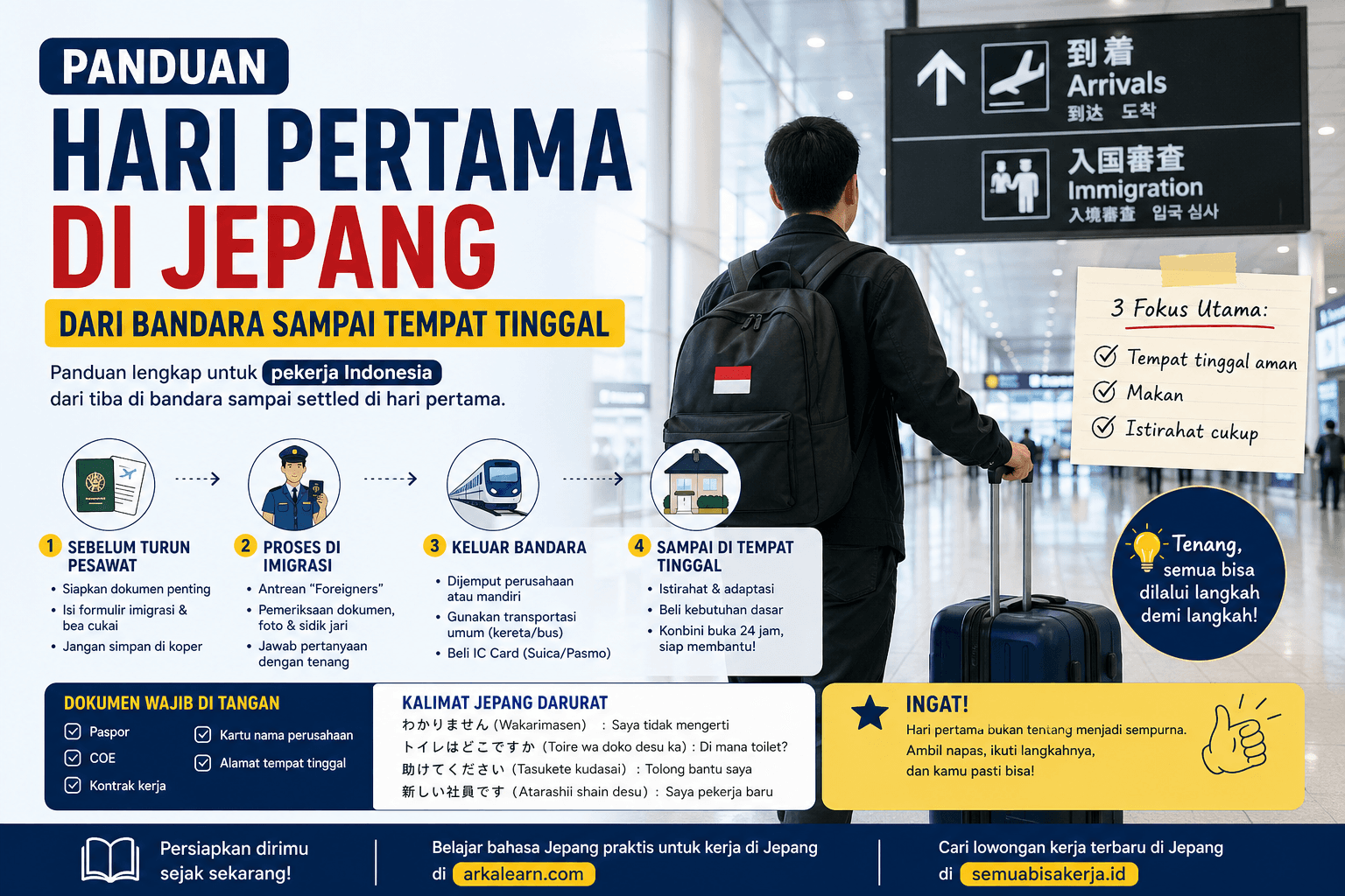 Panduan Hari Pertama di Jepang untuk Pekerja Indonesia: Step by Step